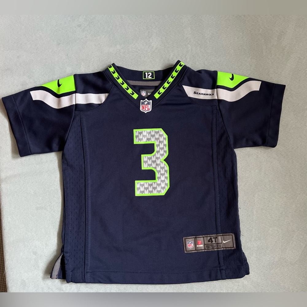 Seattle Seahawks 4T Nike Russel Wilson Jersey